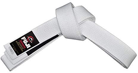 Fuji BJJ Belt, White, A3