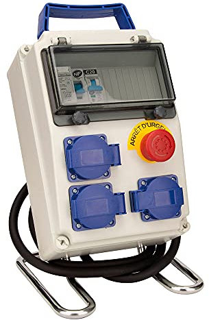 Zenitech - Coffret 8 modules de chantier IP54 équipé avec accessoires