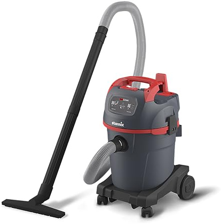 Starmix uClean 1432 ST - Nass-/Trockensauger, 1400 W, 259 mbar, 32 L - Allessauger für Reinigung privat & gewerblich (Garage, Haus, Werkstatt), inkl. Zubehör für Grobschmutz | Made in Germany