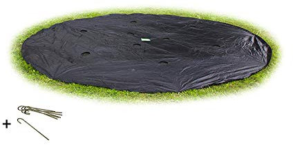 Couverture de Trampoline Niveau Sol EXIT Toys - Protège Contre Les Intempéries et la Saleté - Housse pour Trampolines Ronds Niveau Sol - Déperlante - ø305cm