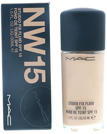 M.A.C Studio Fix Fluid Foundation SPF 15 NW15, 1 Ounce