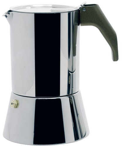 Sapper Caffettiera Espresso in Acciaio Inossidabile 18/10. capacità Cl 32/6 Tazze