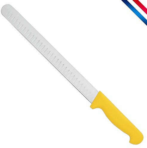 Couteau à Jambon pro - Lame inox alvéolée - 30 cm