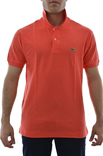 Lacoste L1212, T-Shirt Polo Uomo, Rosa (Santal L34), Small