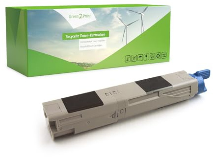 Green2Print Toner schwarz 2500 Seiten ersetzt Oki 43459324, 43459332 passend für Oki MC350, MC360, C3300N, C3400N, C3450, C3530MFP, C3600
