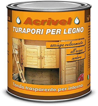 Veleca ACRIVEL - ml 250 - FONDO TURAPORI TRASPARENTE - ALL'ACQUA - INODORO - ATOSSICO