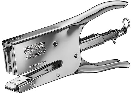 Rapid 10510602 Heftzange K1, Metall, 50 Blatt, Heftklammerntyp 26, chrom