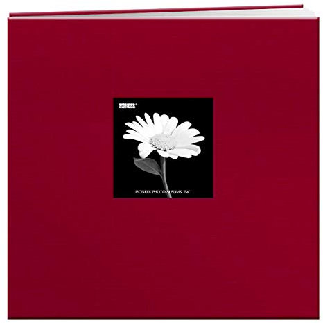 Pioneer - Album Raccoglitore con 10 Buste Trasparenti per Inserti, Copertina con portafoto, 30,5 x 30,5 cm, Colore: Rosso