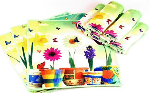 K&B Vertrieb Waschlappen 8 Stück Waschhandschuh Waschhandschuhe Microfaser Seiftuchtuch II