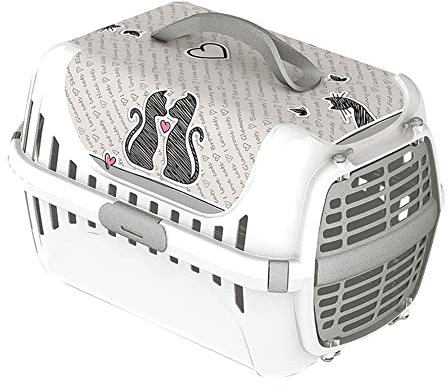 MODERNA Cats in Love Pet Voyager Panier pour Chat 51 x 31 x 34 cm