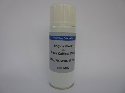 1 x 400ml Aerosol BMC & MOWOG Green Heat Resistant Gloss Engine Paint