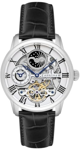 Thomas Earnshaw Herren- Armbanduhr Longitude Analog Automatik