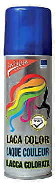 Color Haarspray für farbig buntes Haar - Blau - Color Farbspray zum Verkleiden & Schminken für Karneval, Fasching, Halloween & Motto-Party