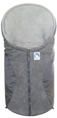 Heitmann Eisbärchen Fußsack Babyschale, Design:hellgrau/grau HG