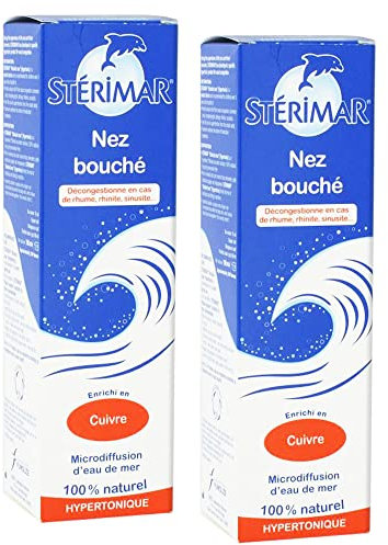 Sterimar Solution Hypertonique Cuivre Nez Bouche 2x100ml
