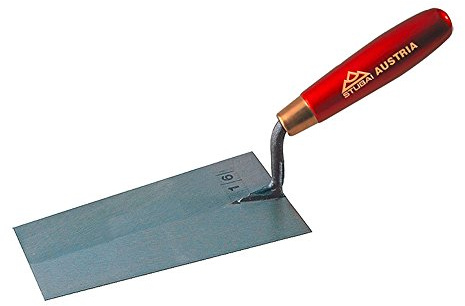 Stubai 429042 Plastering Murslev Berne Mönster med metalliskt handtag, röd/silver, 140 mm