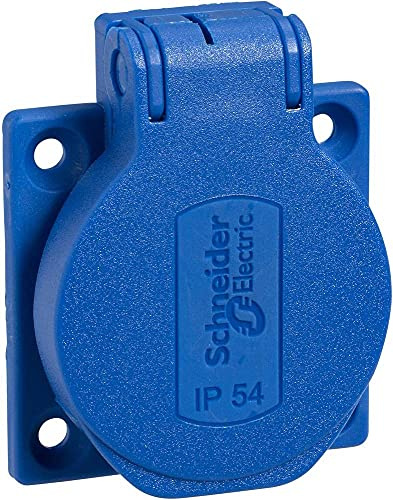 SCHUKO EMP. 50X50 IP54, POS, AZUL