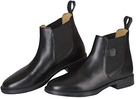 Kerbl Reitstiefelette Leder Classic Schwarz, GR. 35, Bottes d'équitation pour garçon
