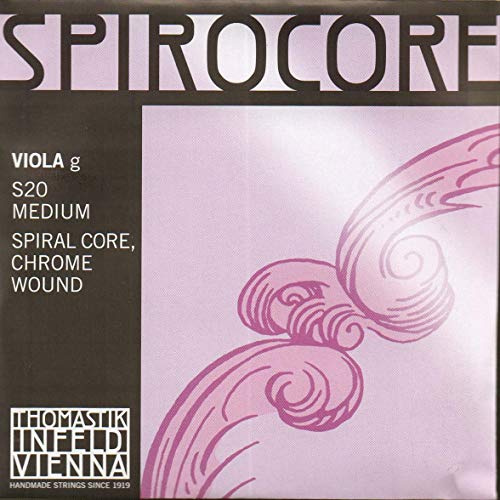Thomastik Corda per Viola 4/4 Spirocore - corda Sol nucleo spirale rivest. acciaio cromo, media