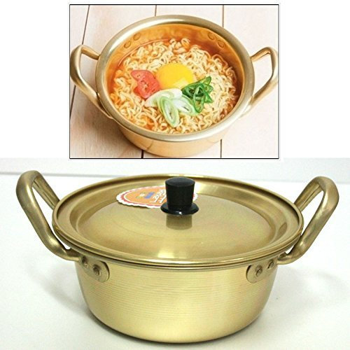 Korea Noodle Pot / Hot Shin Ramyun Aluminum Pot 6.3(16cm)/ Traditional HOT POT by Korea Noodle Pot