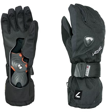 Level Fly JR Gants de Snowboard pour Jeune Noir 6,5
