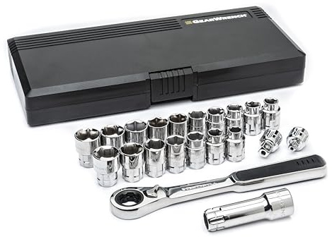 GearWrench K-D8921 Gear Wrench 21Pc 3/8 Drive Pass Thru Ratchet Set