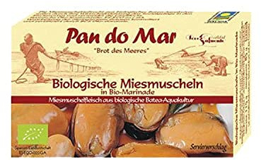 Pan Do Mar Moules dans bocal Bio, (115 g)