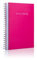 edition cumulus 2025/2026 Dicker Kalender DIN A4 – HIMBEERE (pink) - MADE IN GERMANY - Ideal fürs Büro – Spiralbindung – pro Tag eine volle A4 Seite Platz – Aug 25 – Aug 26