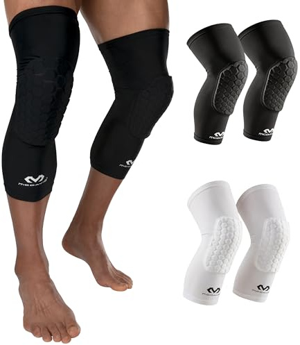 McDavid Knee Compression Sleeves, McDavid Knee Pads for Volleyball, Basketball, Weightlifting, and More, Moisture Wicking Knee Sleeves for Men and Women, HEX (1 Pair)