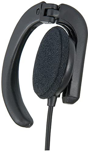 AV Link Mono Swivel Hook Earphone, Black