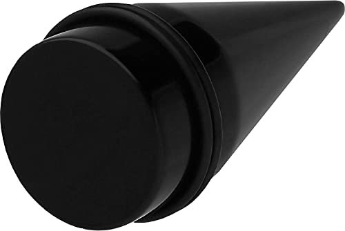 PIERCINGLINE Acryl Dehnstab SCHWARZ Piercing Ohr Expander 22 mm