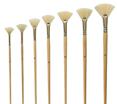 7 artistas pinceles para pintura al óleo pinturas acrílicas Lasur Set