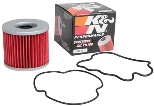 K&N Motorcycle Oil Filter: High Performance, Premium, KN-133