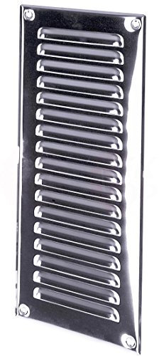 MKK Lamellen Lüftungsgitter edelstahl poliert 85 x 250 mm 125 x 295 mm Wetterschu...