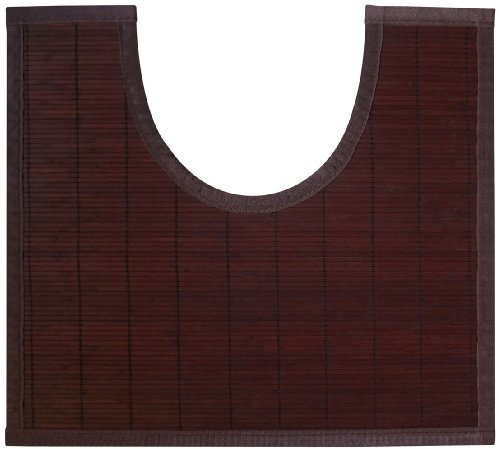 Gelco Design Okaido 705363 Toilettenvorleger, kleine Lamellen, 50 x 45 cm, wengefarben