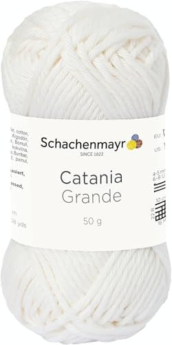 Schachenmayr Catania Grande 9807331-03105 cream Handstrickgarn, Häkelgarn, Baumwolle