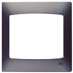 Bjc coral color - Placa 1 elemento horizontal serie coral sin bastidor gris lava