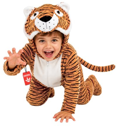 fun shack Tiger Costume, X-Large, Polyester, Big Kid-Unisex, Halloween