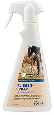 Makana Fliegenspray für Pferde, 500 ml Sprühflasche