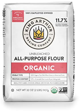 King Arthur Flour Organic Unbleached All Purpose Flour - 2 lbs