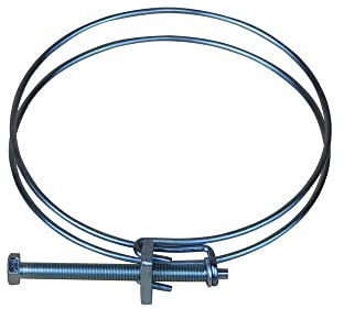 Charnwood Double Wire Screw Clamp for 100mm Dia Dust Extraction Hose