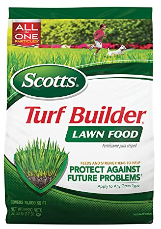 Scotts Turf Builder Lawn Food - Fertilizer for All Grass Types, 15,000 sq. ft., 37.50 lbs.