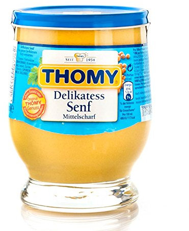 Thomy Delikatess-Senf, mittelscharf, 250ml (1er Pack)