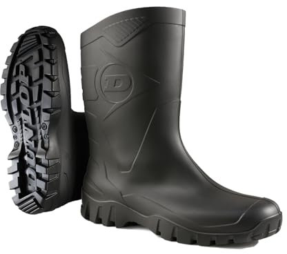 DUNLOP Protective Footwear, K500011, Dee Calf, Nere, Taglia 47 EU