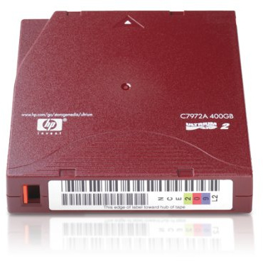 HP C7972A LTO2 Ultrium 400 GB lagringsmedium för PC röd