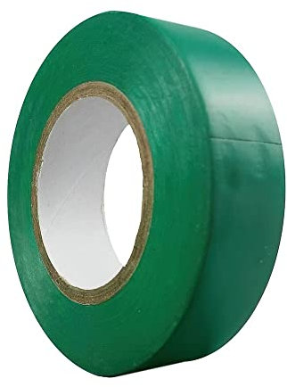 WOLFPACK LINEA PROFESIONAL - Cinta Aislante 20 m. x 19 mm. Verde Uso doméstico