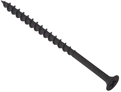 ForgeFix Drywall Screws Coarse Thread | 4.2 x 100mm | Black Phosphate | Box 100