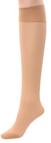 Britwear 6 x Ladies/Women 100% Nylon Knee High Pop Socks with Comfort TopHosiery Size:One Size: Regular Exact Colour:Bamboo Appearance:15 Denier Appearance