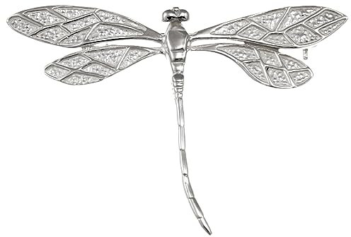 Brosche in Libellen-Optik aus Sterlingsilber, mit Geschenkbox