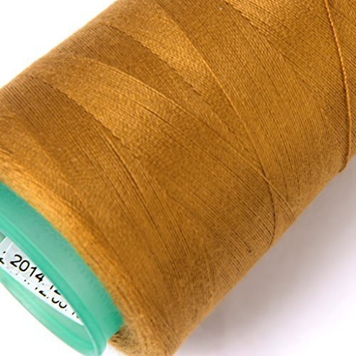 Sconosciuto Rocchetto di Filo Jeans di Poliestere per Cucire per Macchina da Cucire 20s / 2 Oro